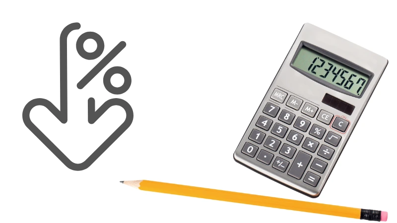 calculadora para calcular redução percentual