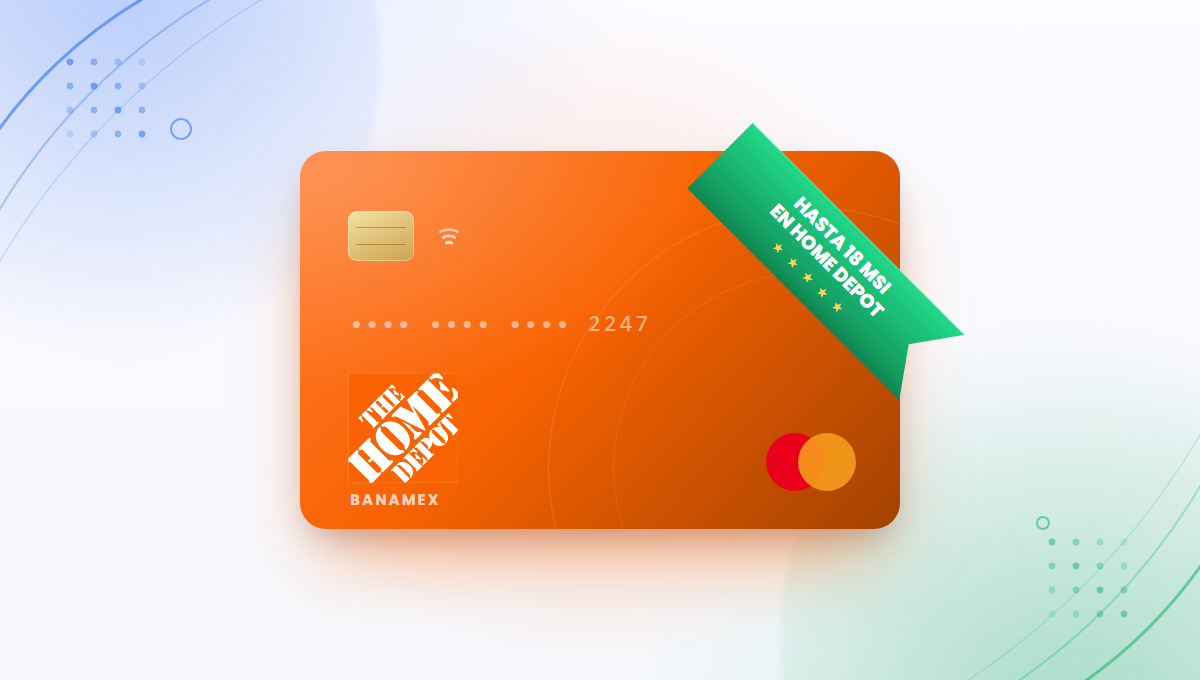 Tarjeta The Home Depot Banamex México